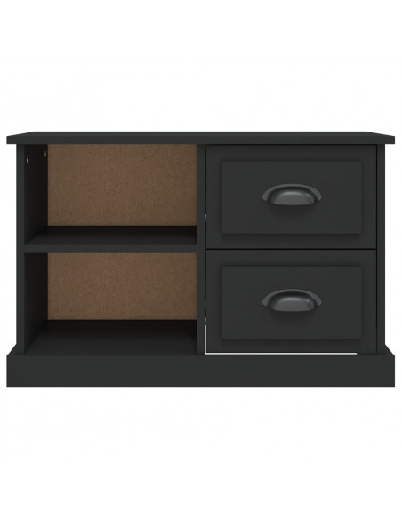 Mobile Porta TV Nero 73x35,5x47,5 cm in Legno Multistrato