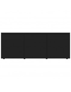 Mobile Porta TV Nero 80x34x30 cm in Legno Multistrato