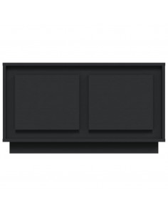 Mobile Porta TV Nero 80x35x45 cm in Legno Multistrato