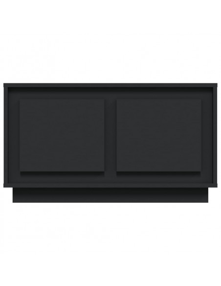 Mobile Porta TV Nero 80x35x45 cm in Legno Multistrato