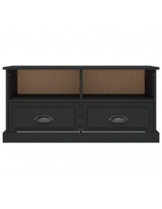 Mobile Porta TV Nero 93x35,5x45 cm in Legno Multistrato