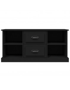 Mobile Porta TV Nero 99,5x35,5x48 cm in Legno Multistrato