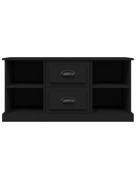 Mobile Porta TV Nero 99,5x35,5x48 cm in Legno Multistrato