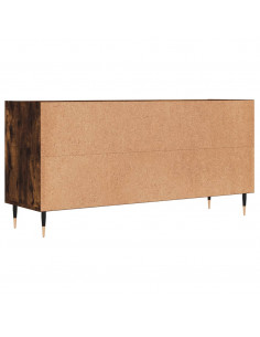 Mobile Porta TV Rovere Fumo 103,5x30x50 cm in Legno Multistrato