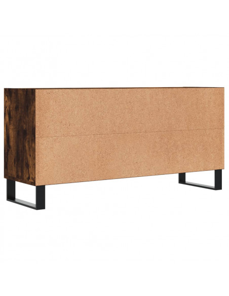 Mobile Porta TV Rovere Fumo 103,5x30x50 cm in Legno Multistrato
