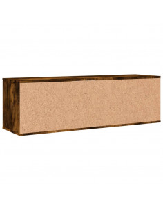 Mobile Porta TV Rovere Fumo 120x34x37 cm Legno Multistrato