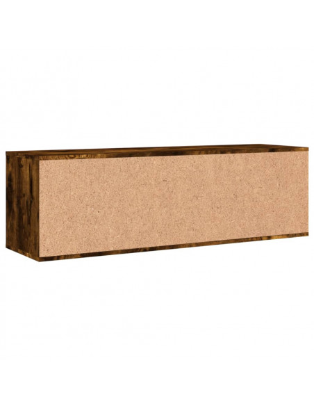 Mobile Porta TV Rovere Fumo 120x34x37 cm Legno Multistrato