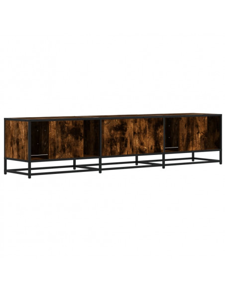 Mobile Porta TV Rovere Fumo 180x35x41 cm in Truciolato