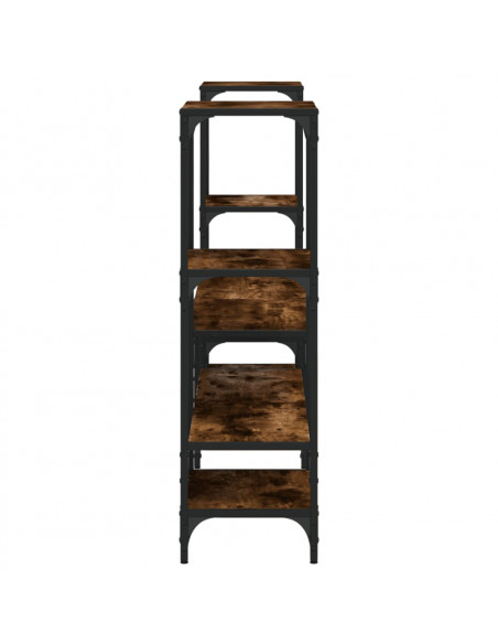 Mobile Porta TV Rovere Fumo 206,5x28,5x95 cm Legno Multistrato