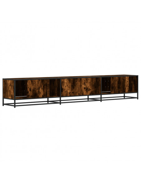 Mobile Porta TV Rovere Fumo 240x35x41 cm in Truciolato