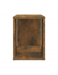 Mobile Porta TV Rovere Fumo 60x24x32 cm in Legno Multistrato
