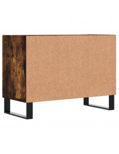 Mobile Porta TV Rovere Fumo 69,5x30x50 cm in Legno Multistrato