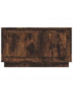 Mobile Porta TV Rovere Fumo 80x35x45 cm in Legno Multistrato