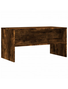 Mobile Porta TV Rovere Fumo 80x40x40 cm in Legno Multistrato