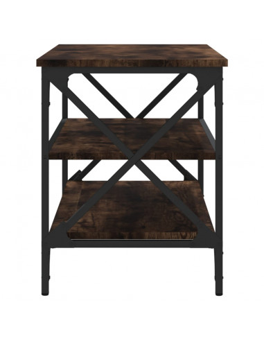 Mobile Porta TV Rovere Fumo 80x40x50 cm in Legno Multistrato