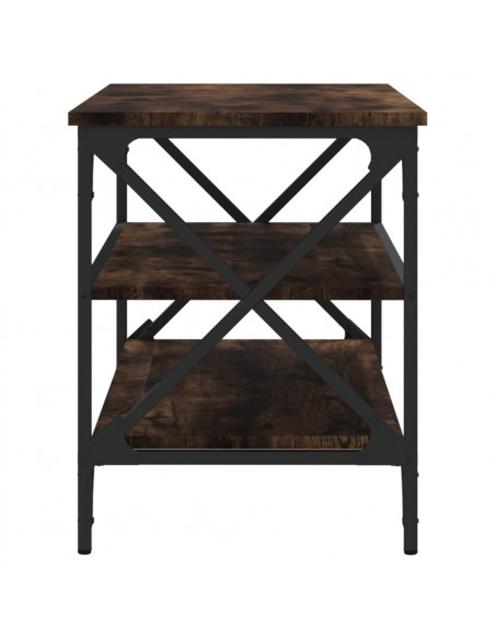 Mobile Porta TV Rovere Fumo 80x40x50 cm in Legno Multistrato