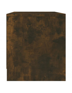Mobile Porta TV Rovere Fumo 90x35x40 cm in Truciolato