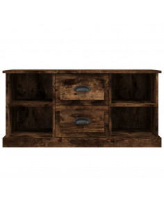 Mobile Porta TV Rovere Fumo 99,5x35,5x48cm in Legno Multistrato