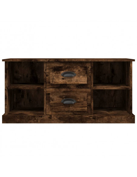 Mobile Porta TV Rovere Fumo 99,5x35,5x48cm in Legno Multistrato