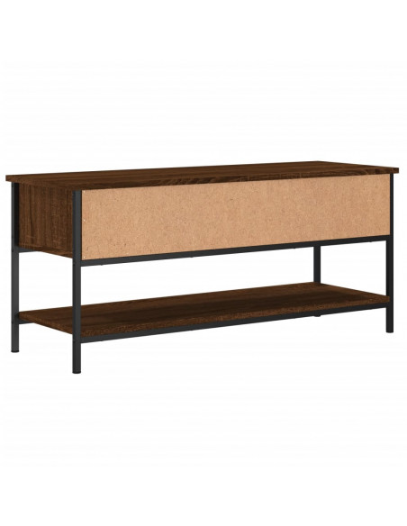 Mobile Porta TV Rovere Marrone 100x35x45cm in Legno Multistrato