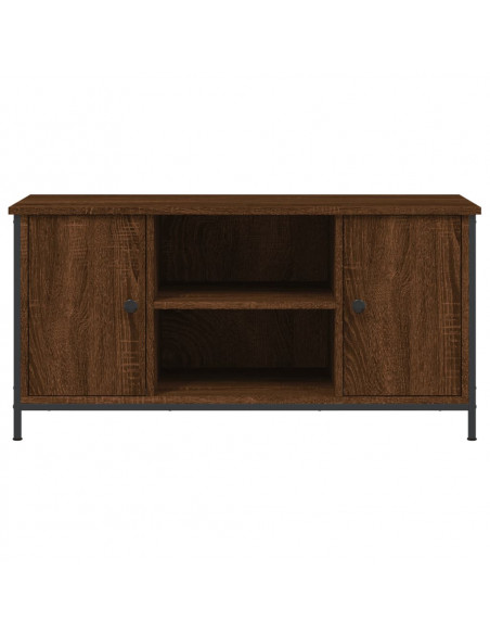 Mobile Porta TV Rovere Marrone 100x40x50 cm Legno Multistrato