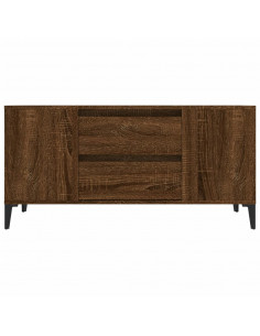 Mobile Porta TV Rovere Marrone 102x44,5x50 cm Legno Multistrato