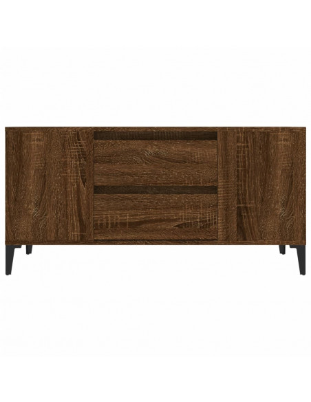 Mobile Porta TV Rovere Marrone 102x44,5x50 cm Legno Multistrato