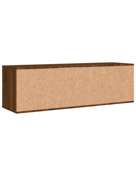 Mobile Porta TV Rovere Marrone 120x34x37 cm Legno Multistrato