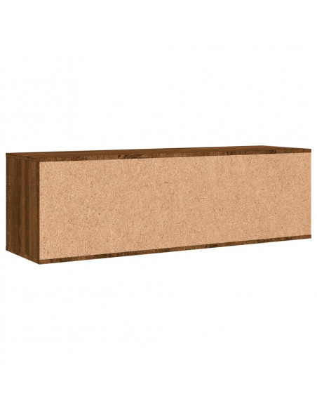 Mobile Porta TV Rovere Marrone 120x34x37 cm Legno Multistrato