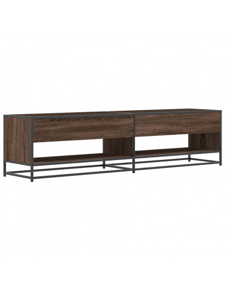 Mobile Porta TV Rovere Marrone 180,5x40x46 cm in Truciolato