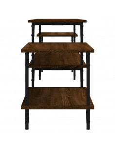 Mobile Porta TV Rovere Marrone 197x35x52 cm Legno Multistrato