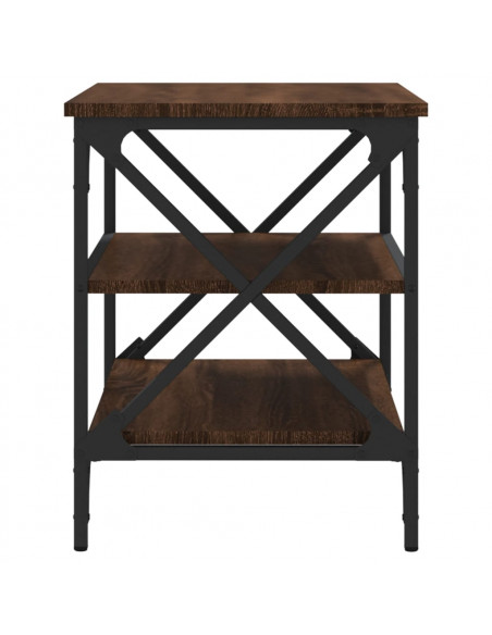 Mobile Porta TV Rovere Marrone 60x40x50 cm in Legno Multistrato