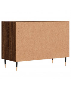 Mobile Porta TV Rovere Marrone 69,5x30x50 cm Legno Multistrato