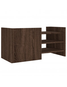 Mobile Porta TV Rovere Marrone 80x35x40 cm in Legno Multistrato