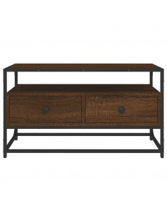Mobile Porta TV Rovere Marrone 80x35x45 cm in Legno Multistrato