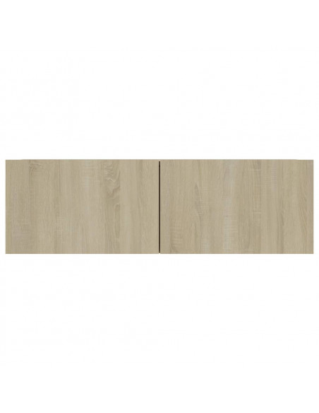 Mobile Porta TV Rovere Sonoma 100x30x30 cm in Legno Multistrato