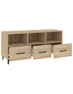 Mobile Porta TV Rovere Sonoma 102x35x50 cm Legno Multistrato