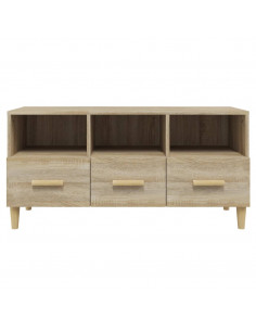 Mobile Porta TV Rovere Sonoma 102x36x50 cm Legno Multistrato