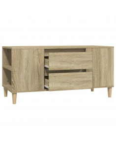 Mobile Porta TV Rovere Sonoma 102x44,5x50 cm Legno Multistrato