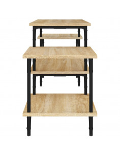 Mobile Porta TV Rovere Sonoma 117x35x52 cm in Legno Multistrato