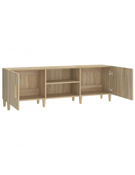 Mobile Porta TV Rovere Sonoma 150x30x50 cm Legno Multistrato