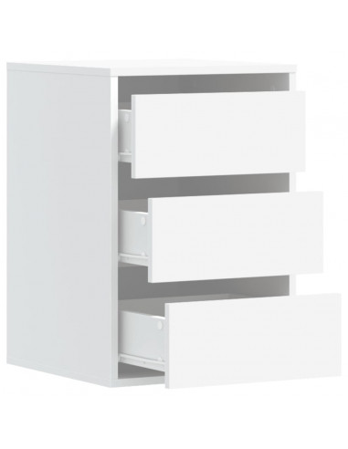 Cassettiera Bianca 40x41x58 cm in Legno Multistrato