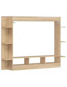 Mobile Porta TV Rovere Sonoma 152x22x113cm in Legno Multistrato