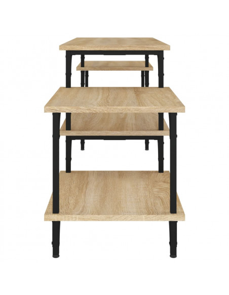 Mobile Porta TV Rovere Sonoma 157x35x52 cm in Legno Multistrato