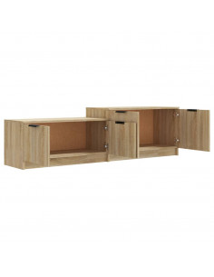 Mobile Porta TV Rovere Sonoma 158,5x36x45 cm Legno Multistrato