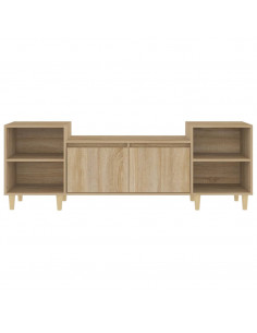 Mobile Porta TV Rovere Sonoma 160x35x55 cm Legno Multistrato