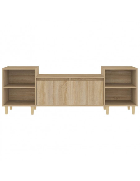 Mobile Porta TV Rovere Sonoma 160x35x55 cm Legno Multistrato