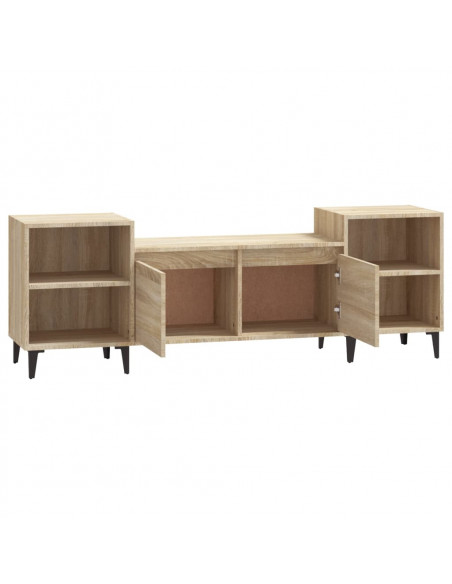 Mobile Porta TV Rovere Sonoma 160x35x55 cm Legno Multistrato