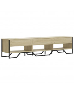 Mobile Porta TV Rovere Sonoma 180x34x41 cm Legno Multistrato