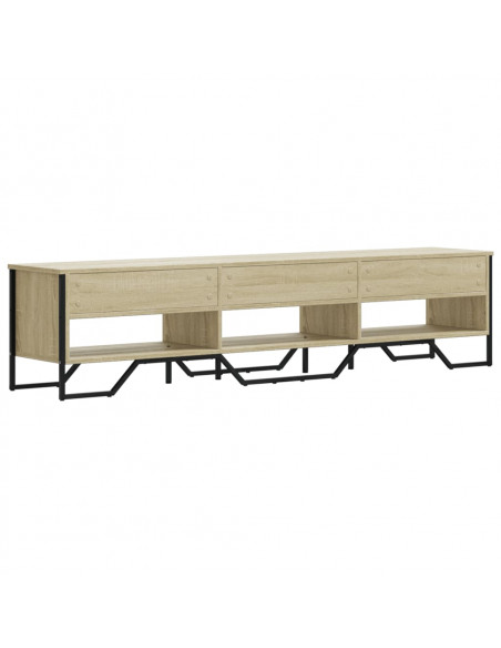 Mobile Porta TV Rovere Sonoma 180x34x41 cm Legno Multistrato